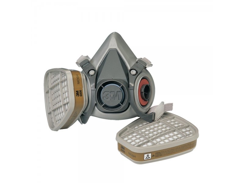  Polumaska 6100 s plinskim filtrima 