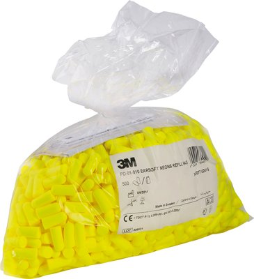 3M E-A-Rsoft Yellow Neon PD-01-010