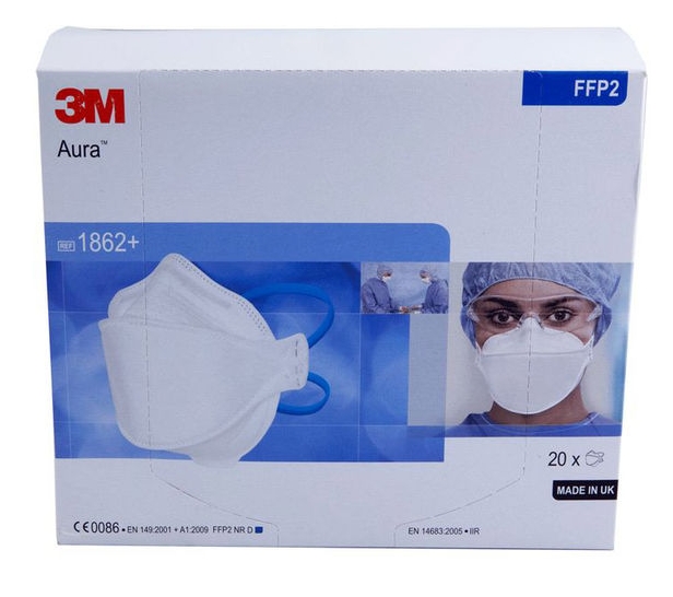 3M Aura 1862+ FFP2, IIR Jednokratni medicinski respirator