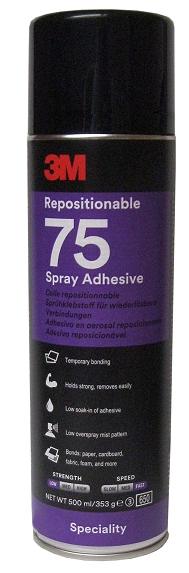 3M Repositionable Spray 75