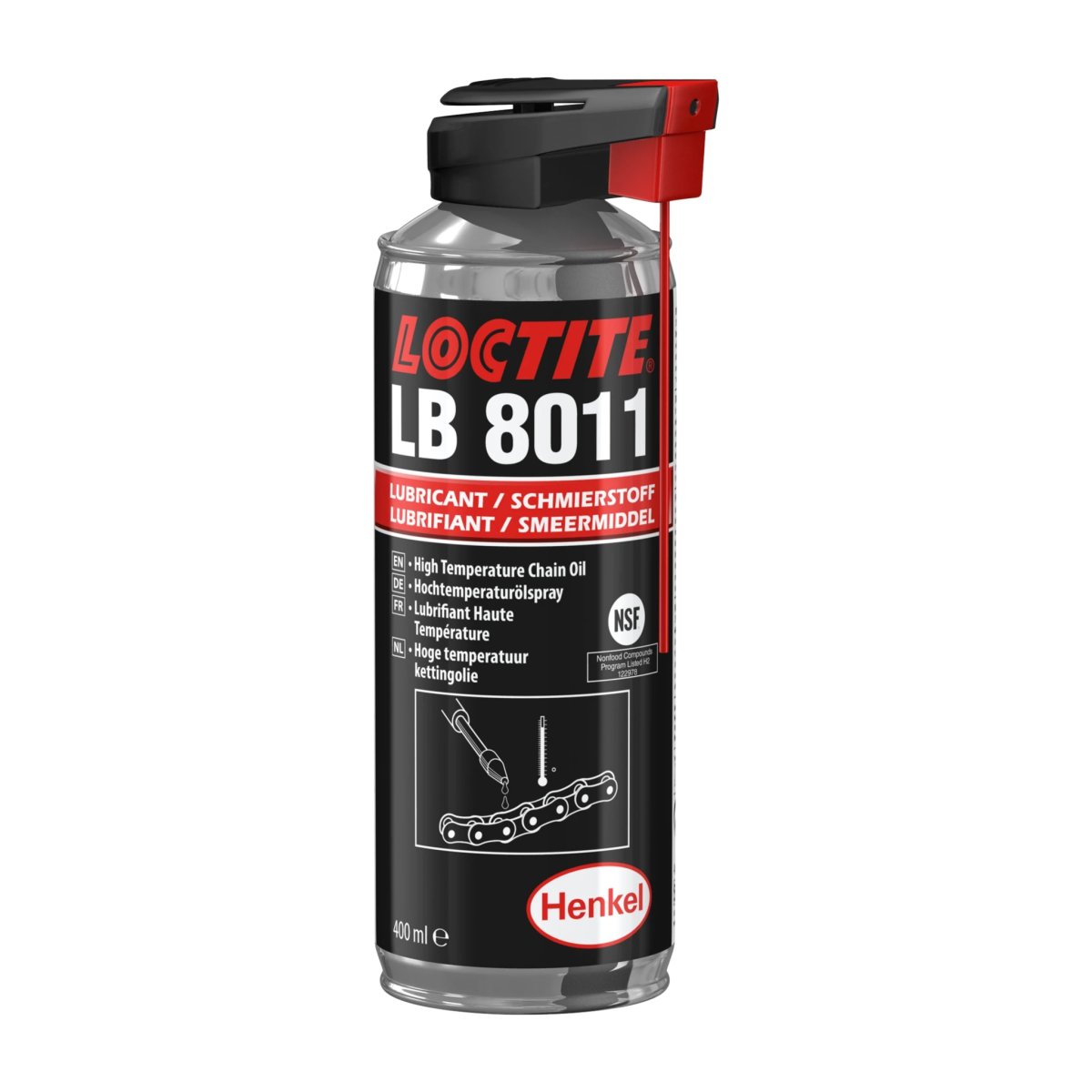 Loctite LB 8011, sprej za lance 400 ml