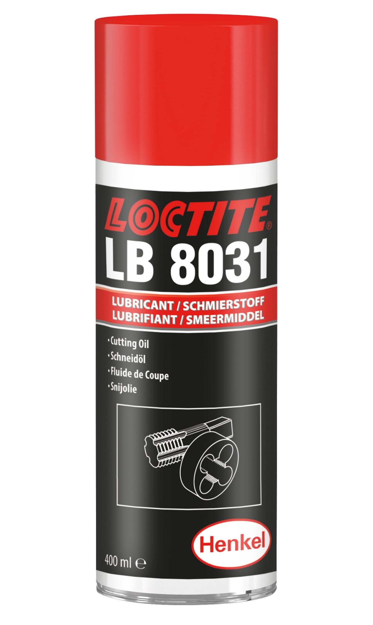 Loctite LB 8031, rezno ulje, sprej 400 ml