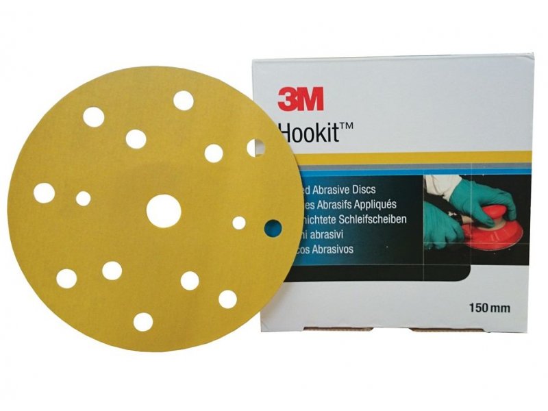 3M 255P Hookit LD861A brusni papir Ø 150 mm