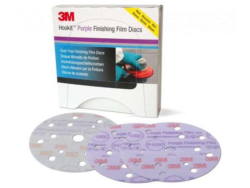 3M 260L+ Purple Hookit LD861A brusni papir, Ø 150 mm
